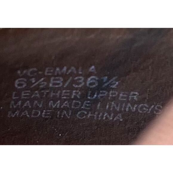 Vince Camuto Boots Womens 6.5 B Emala Cognac Double Zip Soft Leather Upper Knee - Picture 5 of 11